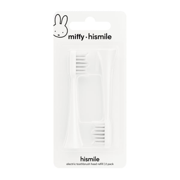 HiSmile Miffy Electric Toothbrush Blister Refill Head (2pk)