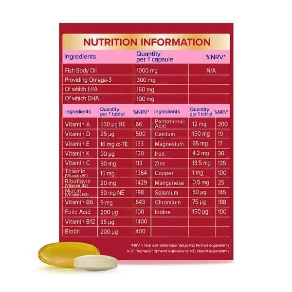 Seven Seas Omega 3 & Multivitamins Woman 50+ Duo