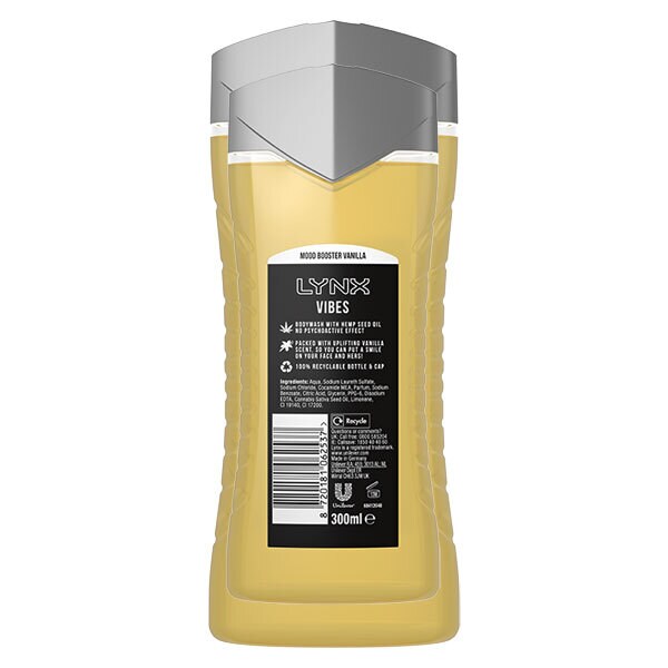 Lynx Vibes Vanila & Hemp Seed Oil Shower Gel 300ml