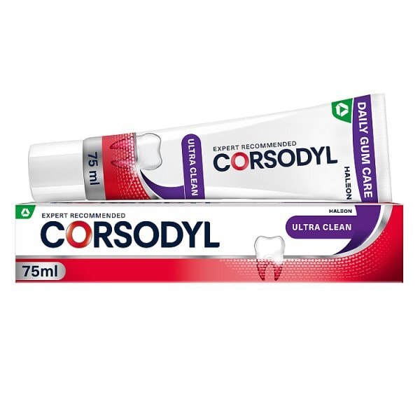 Corsodyl Ultra Clean Daily Gum Care Toothpaste 75ml
