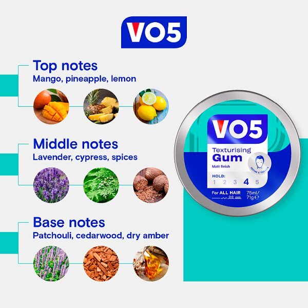 Vo5 Texturising Gum 75ml