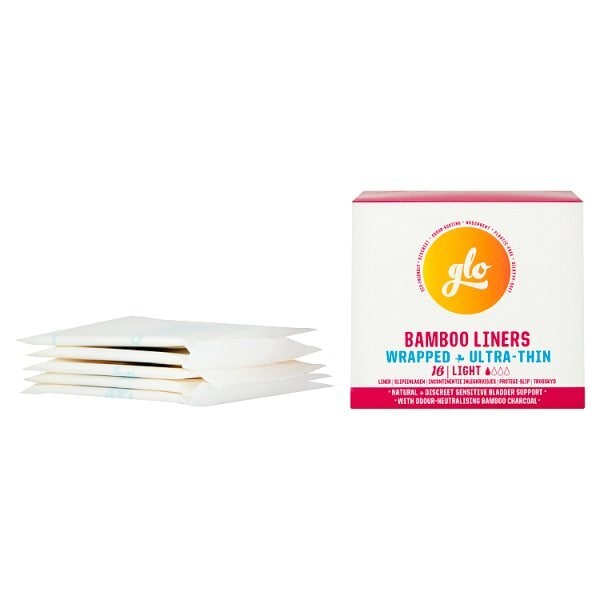 Flo Bamboo Liners For Sensitive Bladder (16 Pantyliners)