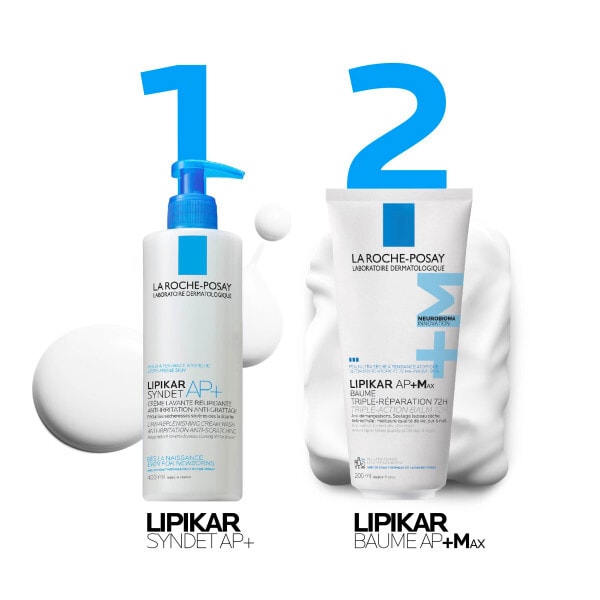 La Roche-Posay LIPIKAR AP+Max Triple-Action Balm for Ultra-Dry to Atopic Eczema-Prone Skin 400ml