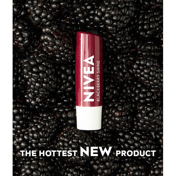 Nivea 72H Moisture Blackberry Shine Lip Balm 4.8G