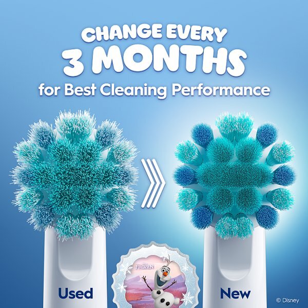 Oral-B Pro Kids Frozen Toothbrush Heads, 4 Counts