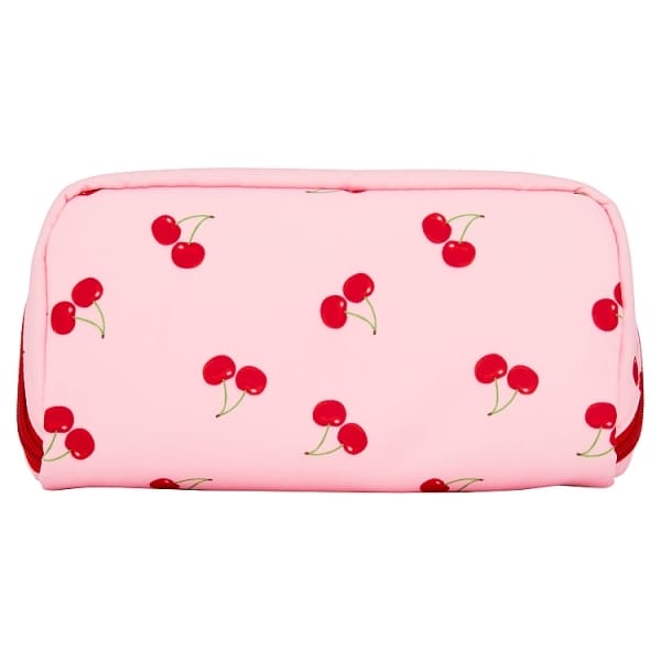 Superdrug Cherry Print Expandabe Cosmetic Bag