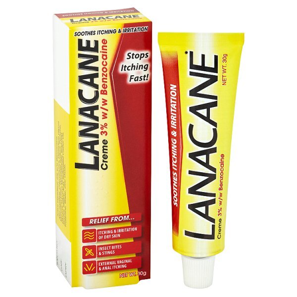 DNR Lanacane Medicated Cream 30g