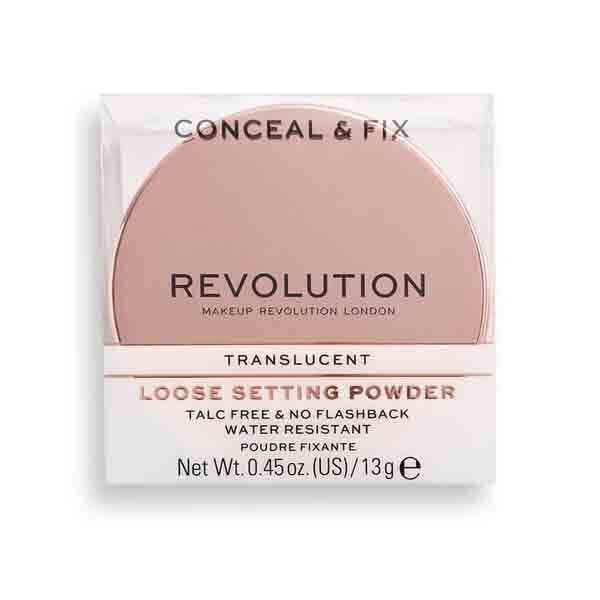 Revolution Conceal & Fix Setting Powder Light Yellow
