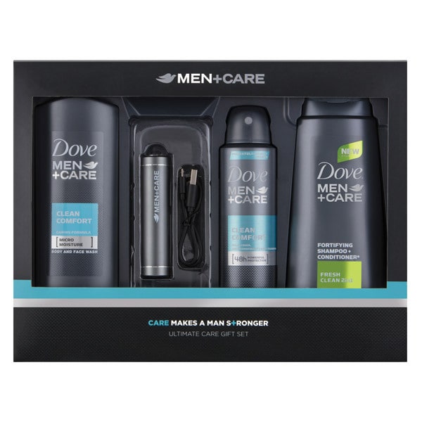 Dove Men + Care Giftset with Mobile Charger