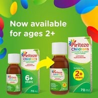 Piriteze Allergy Relief Cetirizine Syrup for Kids 70ml