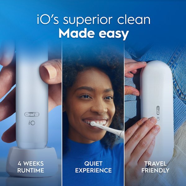 Oral-B iO2 Simple White Electric Toothbrush + Travel Case