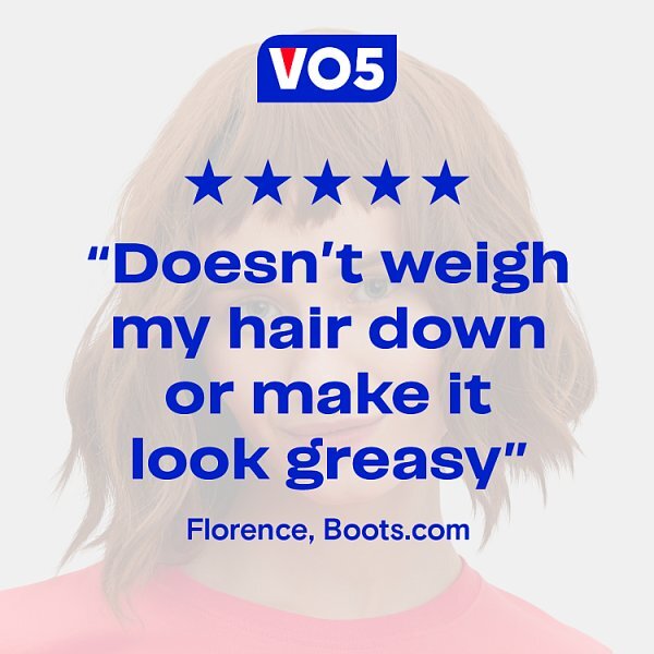 VO5 Natural Volume Foam Mousse 250ml