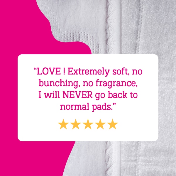 Flo Bamboo Period Pads with Wings Pack, 10 Day + 5 Night