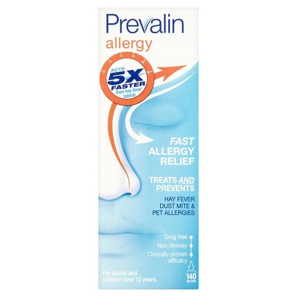 Prevalin Allergy Hayfever & Allergy Relief Nasal Spray 20ml