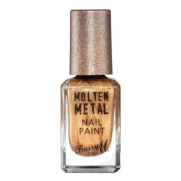 Barry M Molten Metals Glitter Nail Polish - Bronze Bae