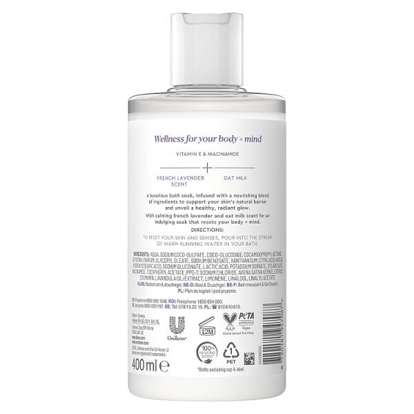 Dove Bath Soak Lavender & Oat Milk 400Ml