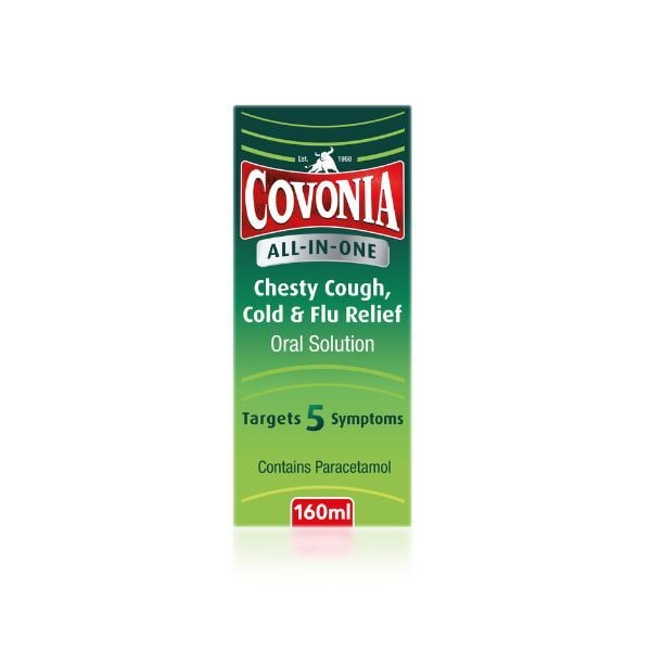 Covonia All-In-One Chesty Cough Cold & Flu Relief