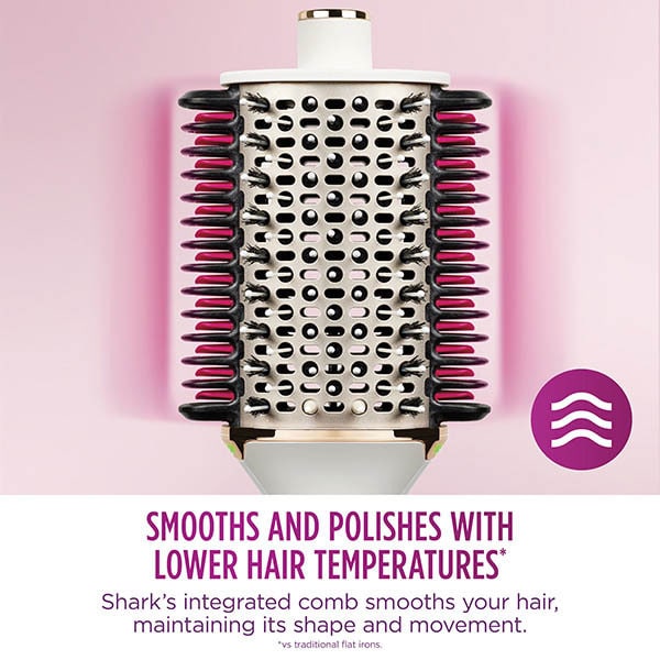 Shark Smoothstyle Heated Brush & Smoothing Comb With Bag HT212UK