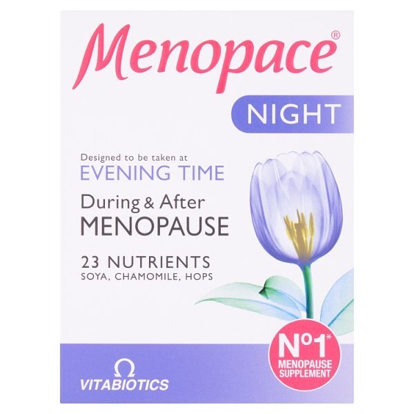 Vitabiotics Menopace Night Vitamins 30 Tablets