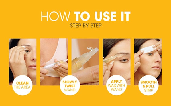 NadS Natural Precision Eyebrow Wax Wand