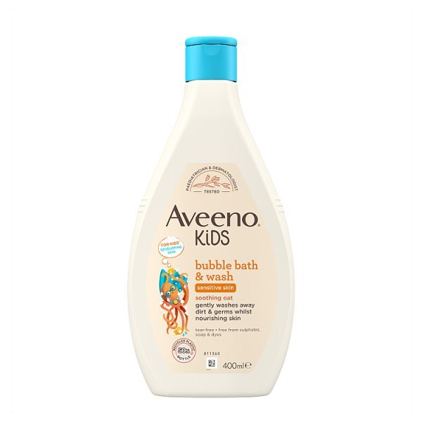 Aveeno Kids Bubble Bath & Wash 400ml