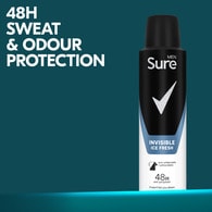 Sure Men Inv Ice Fresh Antiperspirant Deodorant 150ml