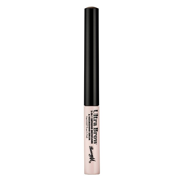 Barry M Ultra Brow 2-In-1 Browliner & Serum - Dark Brown