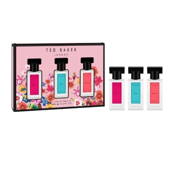 Ted Baker Floralicious Discovery Mini 3 X 10Ml Edt Gift