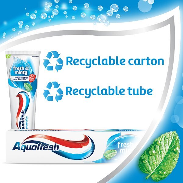 Aquafresh Fresh and Minty Toothpaste 75 ml