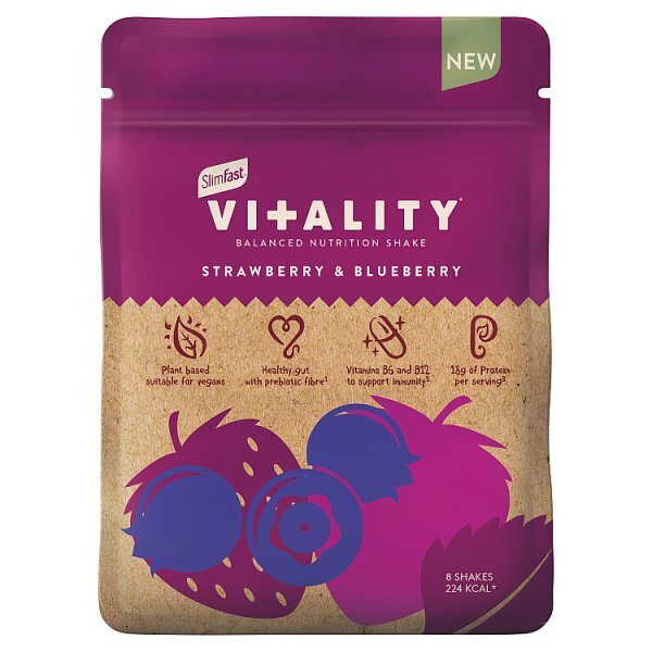 Slimfast Vitality Strawberry & Blueberry 480G