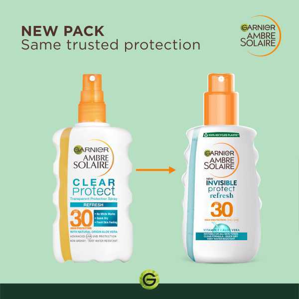 Ambre Solaire Invisible Protect Refresh Spray SPF30