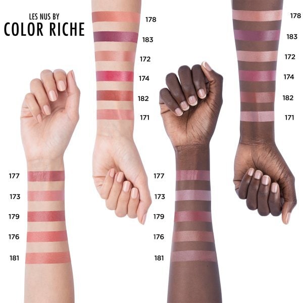 LOréal Paris Color Riche Les Nus Satin Lip, 178 Excessive