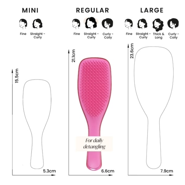 Tangle Teezer Ultimate Detangler Chrome Hot Pink