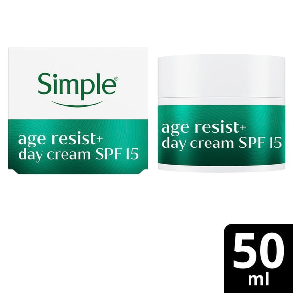 Simple Age Resist+ Day Facial Moisturiser 50 ml