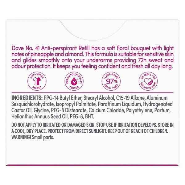 Dove Peony & Pineapple Antiperspirant Refill 35ml