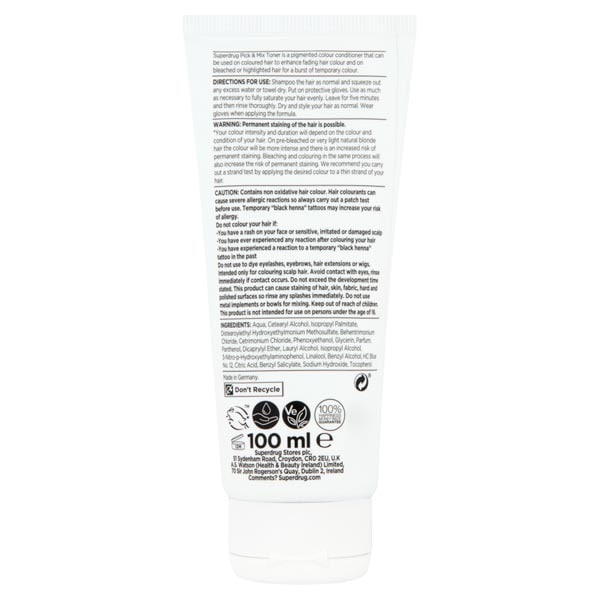 Pick & Mix Semi Permanent Hair Toner Rose Gold 100ml