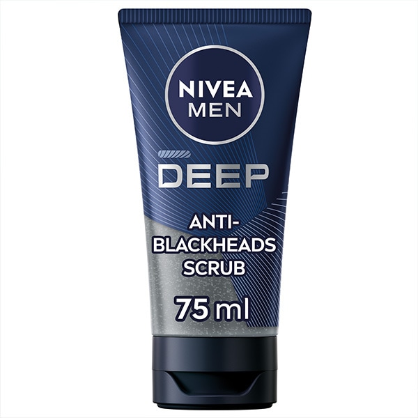 NIVEA MEN Deep Anti-Blackhead Scrub With Black Carbon 75ml