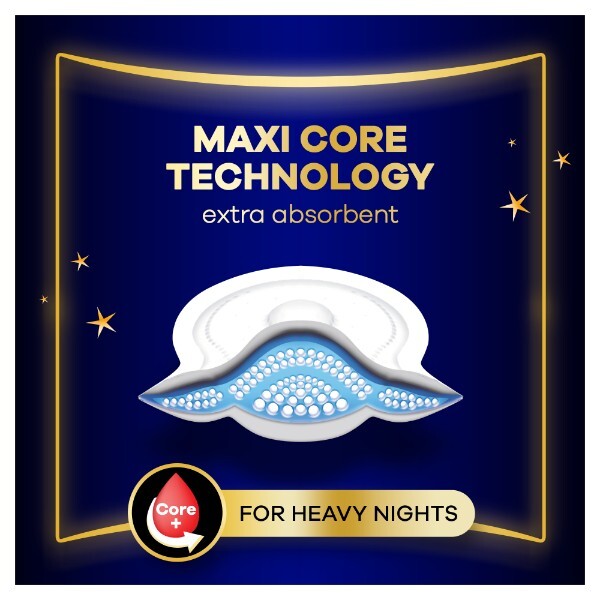 Always Maxi Night Sanitary Towels x9