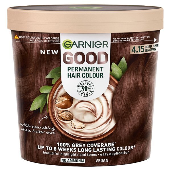 Garnier Good Permanent Hair Dye Iced Chesnut Brown 4.15