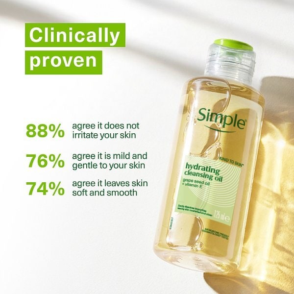 Simple Kind to Skin Hydrating Facial Cleansing Oil 125 ml