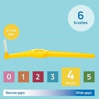 Tepe Angle Interdental Brush Yellow