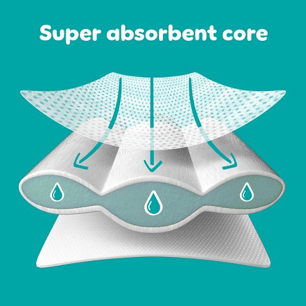 Pampers Baby-Dry Size 3 Midi Carry Pack 30 Nappies