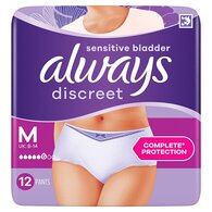 Always Discreet Underwear Incontinence Pants Normal M 12