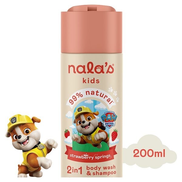 Nala's Kids 2In1 Wash & Shampoo Strawberry Springs 200Ml
