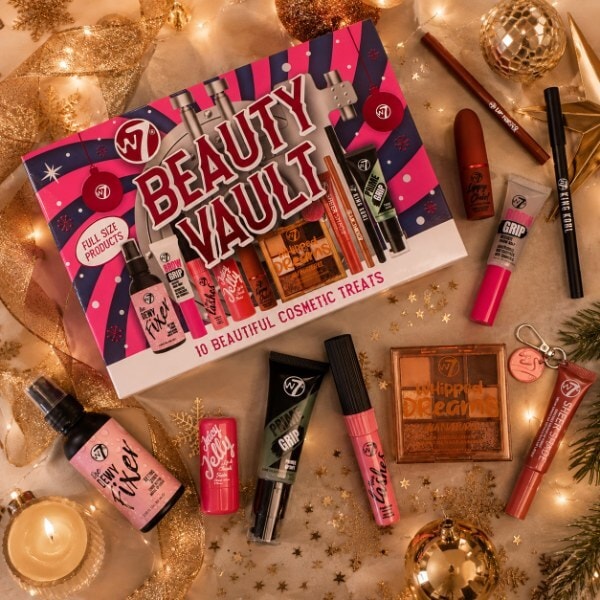 W7 Beauty Vault Christmas Makeup Gift Set
