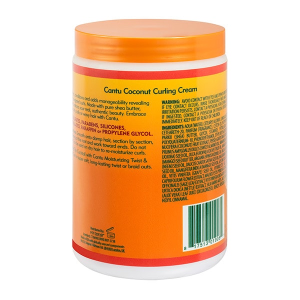 Cantu Shea Butter Natural Hair Coconut Curling Cream 709g