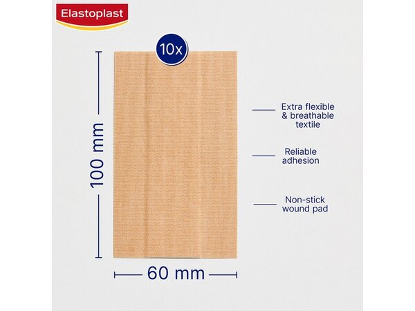 Elastoplast Fabric Flexible Cut to Size,10 Dressing Strips