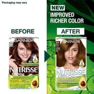 Garnier Nutrisse 4.3 Dark Golden Brown Permanent Hair Dye