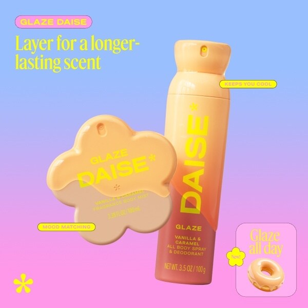 Daise Fragrance Body Mist Vanilla & Caramel 100 Ml