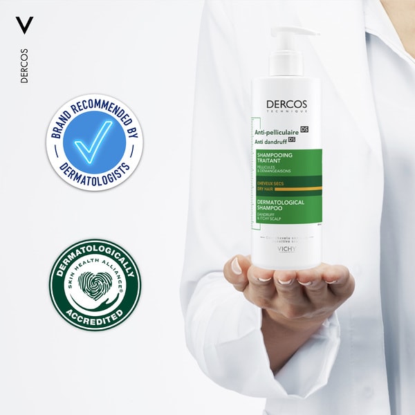 Vichy Dercos Anti-Dandruff Shampoo Dry Hair and Scalp 390ml